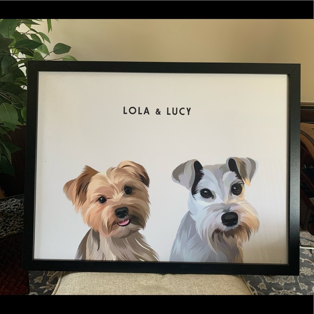 Original West & Willow pet portrait (brand new)